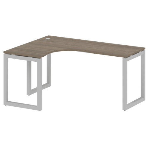 Стол криволинейный левый на О-обр. м/к Metal System Quattro 50БО.СА-4 (L)