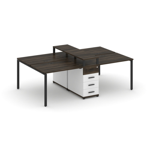 Бенч-система на 4 места с 1 опорной тумбой Concept CN.DRS-433 фото 9 Бенч-система на 4 места с 1 опорной тумбой Concept CN.DRS-433 фото 9