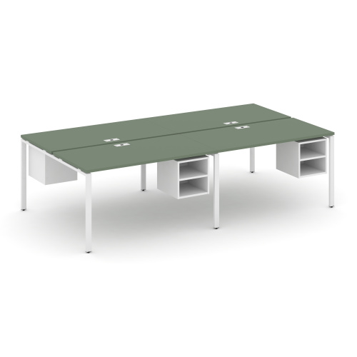 Бенч-система на 4 места с подвесными тумбами Concept CN.DRS-128 Бенч-система на 4 места с подвесными тумбами Concept CN.DRS-128