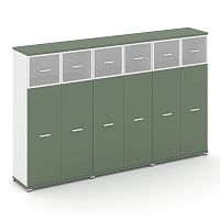 Шкаф офисный Concept CN.STS-434 RMW