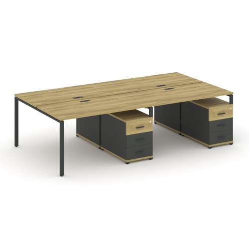 Бенч-система на 4 места с 2 опорными тумбами Concept CN.DRS-320 фото 4 Бенч-система на 4 места с 2 опорными тумбами Concept CN.DRS-320 фото 4