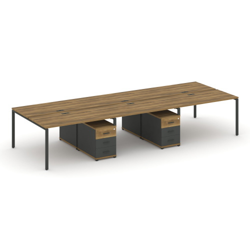 Бенч-система на 6 мест с 2 опорными тумбами Concept CN.DRS-342 Бенч-система на 6 мест с 2 опорными тумбами Concept CN.DRS-342