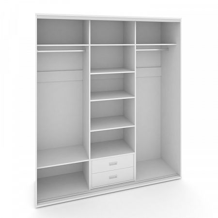 Корпус 3-х секционного шкафа высокого L=2219мм Maris SH.K3-5.1 K1