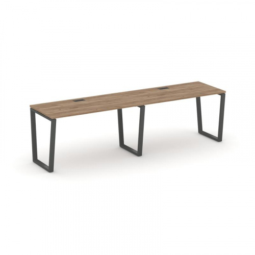 Style Project Рабочая станция 1 сторон. SN-6T2.ORS-024 Акация Лорка/Металл Антрацит/Заглушка Пластик фото 23