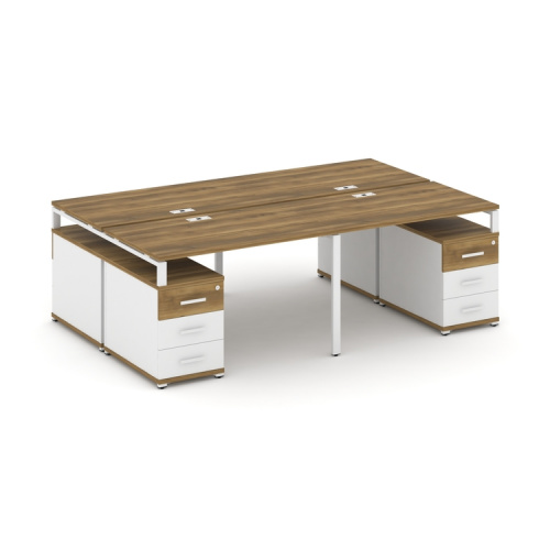 Бенч-система на 4 места с 2 опорными тумбами Concept CN.DRS-326 фото 8 Бенч-система на 4 места с 2 опорными тумбами Concept CN.DRS-326 фото 8