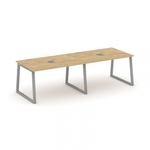 Style Project Стол переговорный SN-6T1.SPRG-012 Акация Лорка/Металл Антрацит/Заглушка Металл Антраци фото 2 Style Project Стол переговорный SN-6T1.SPRG-012 Акация Лорка/Металл Антрацит/Заглушка Металл Антраци фото 2