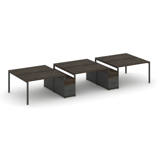 Бенч-система на 6 мест с 2 опорными тумбами Concept CN.DRS-337 фото 3 Бенч-система на 6 мест с 2 опорными тумбами Concept CN.DRS-337 фото 3