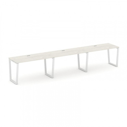 Style Project Рабочая станция 1 сторон. SN-6T2.ORS-033 Акация Лорка/Металл Антрацит/Заглушка Пластик фото 13