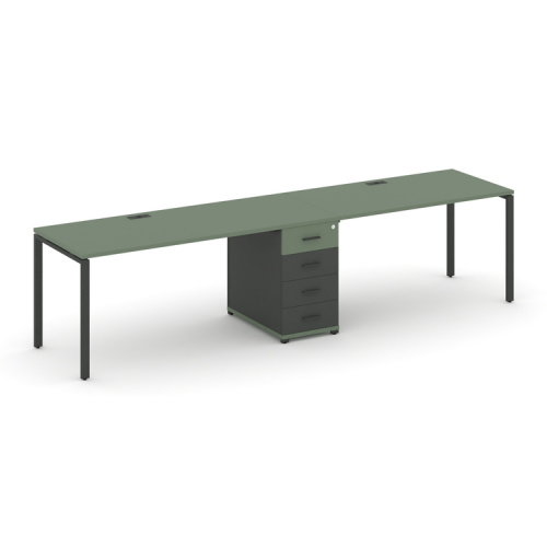 Бенч-система на 2 места с 1 опорной тумбой Concept CN.ORS-401 фото 2 Бенч-система на 2 места с 1 опорной тумбой Concept CN.ORS-401 фото 2