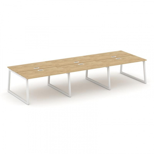 Style Project Рабочая станция 2-х сторон. SN-5T1.DRS-064 Акация Лорка/Металл Антрацит/Заглушка Пласт фото 3