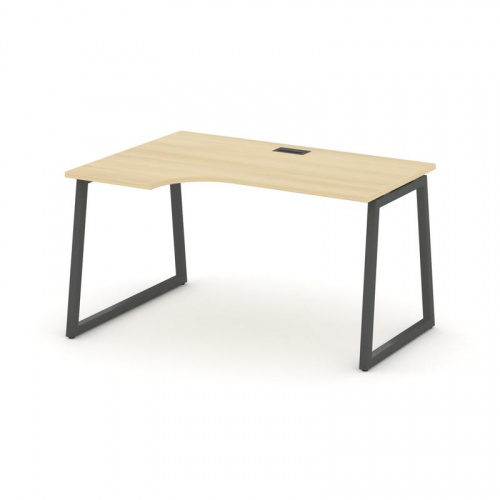 Style Project Стол рабочий эргоном. SN-4T1.SPA-021(L) Акация Лорка/Металл Антрацит/Заглушка Пластик фото 28