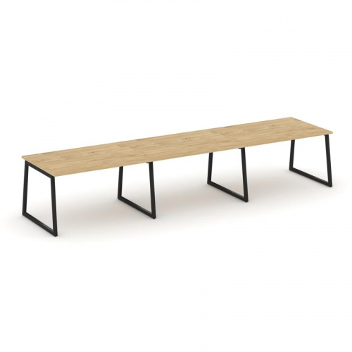 Style Project Стол переговорный SN-4T1.SPRG-021.3 Акация Лорка/Металл Антрацит 2940*980*750 Style Project Стол переговорный SN-4T1.SPRG-021.3 Акация Лорка/Металл Антрацит 2940*980*750