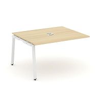 Style Project Проходной наб. элем. перег. стола SN-6A.NSPRG-032 Акация Лорка/Металл Белый 1180*1180*