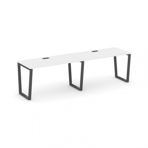 Style Project Рабочая станция 1 сторон. SN-6T2.ORS-024 Акация Лорка/Металл Антрацит/Заглушка Пластик фото 26