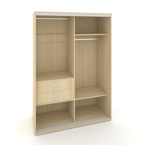 Корпус 2-х секционного шкафа низкого L=1400мм Maris SH.K2-4.2 K4