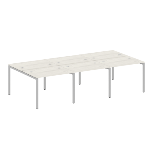 Бенч-система на 6 рабочих мест на П-обр. м/к Metal System Quattro 40БП.СМ-6.1 фото 11