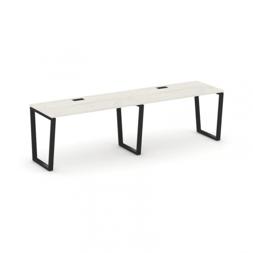 Style Project Рабочая станция 1 сторон. SN-6T2.ORS-024 Акация Лорка/Металл Антрацит/Заглушка Пластик фото 6