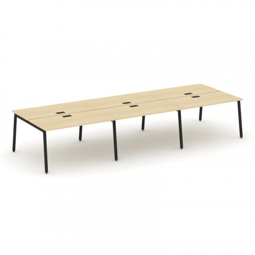 Style Project Рабочая станция 2-х сторон. SN-4A.DRS-064 Антрацит/Металл Белый 4740*1232*750 фото 6