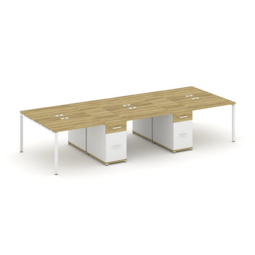 Бенч-система на 6 мест с 2 опорными тумбами Concept CN.DRS-453 фото 11 Бенч-система на 6 мест с 2 опорными тумбами Concept CN.DRS-453 фото 11