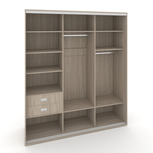 Корпус 3-х секционного шкафа высокого L=1619мм Maris SH.K3-1.1 K5 фото 4