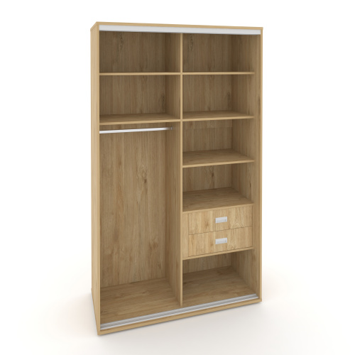 Корпус 2-х секционного шкафа высокого L=1400мм Maris SH.K2-4.1 K2 фото 3