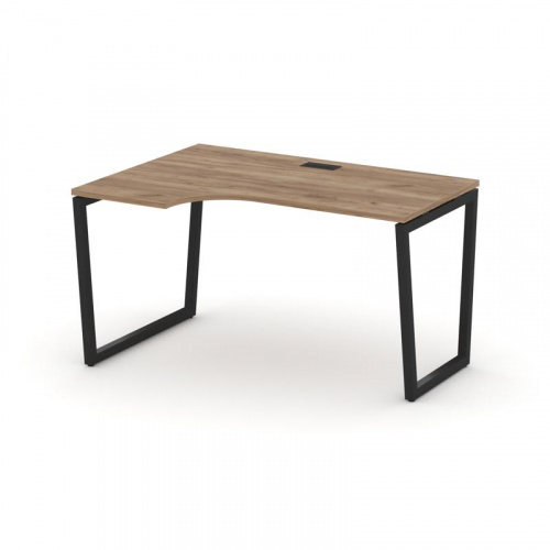 Style Project Стол рабочий эргоном. SN-4T2.SPA-022(L) Акация Лорка/Металл Антрацит/Заглушка Пластик фото 4
