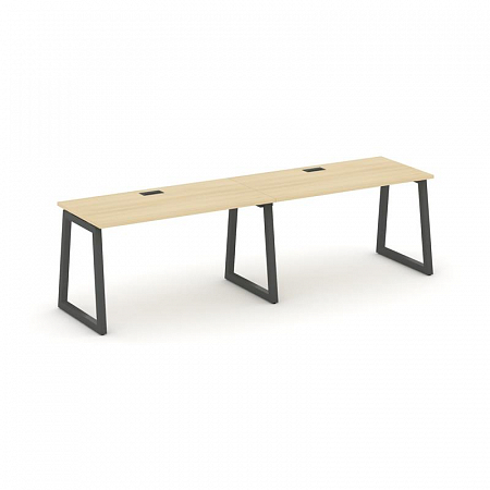 Style Project Рабочая станция 1 сторон. SN-5T1.ORS-012 Акация Лорка/Металл Антрацит/Заглушка Пластик