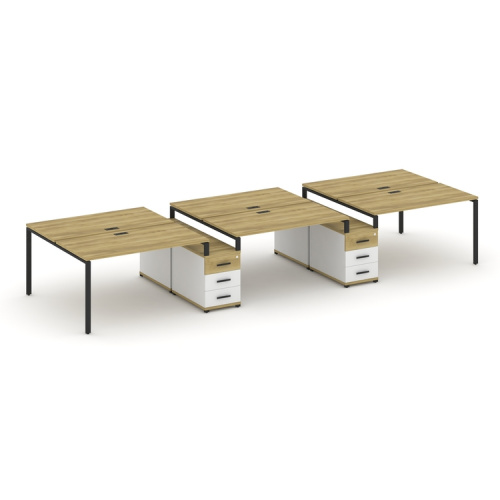 Бенч-система на 6 мест с 2 опорными тумбами Concept CN.DRS-335 фото 6 Бенч-система на 6 мест с 2 опорными тумбами Concept CN.DRS-335 фото 6