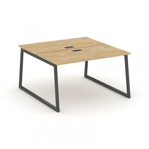 Style Project Рабочая станция 2-х сторон. SN-4T1.DRS-024 Акация Лорка/Металл Антрацит/Заглушка Пласт фото 11