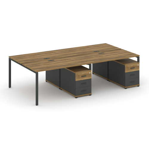 Бенч-система на 4 места с 2 опорными тумбами Concept CN.DRS-320 Бенч-система на 4 места с 2 опорными тумбами Concept CN.DRS-320