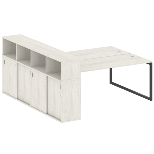 Бенч-система с шкафом-купе на О-обр. м/к Metal System Quattro 40БО.РС-СШК-4.5 фото 13