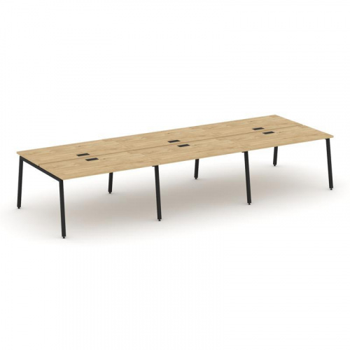 Style Project Рабочая станция 2-х сторон. SN-4A.DRS-064 Антрацит/Металл Белый 4740*1232*750 фото 11