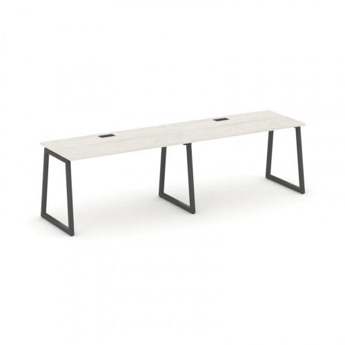 Style Project Рабочая станция 1 сторон. SN-4T1.ORS-024 Акация Лорка/Металл Антрацит/Заглушка Пластик фото 9