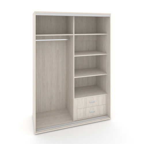 Корпус 2-х секционного шкафа низкого L=1700мм Maris SH.K2-7.2 K1 фото 6