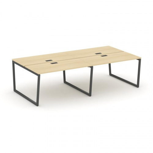 Style Project Рабочая станция 2-х сторон. SN-4T2.DRS-041 Акация Лорка/Металл Антрацит/Заглушка Пласт фото 28