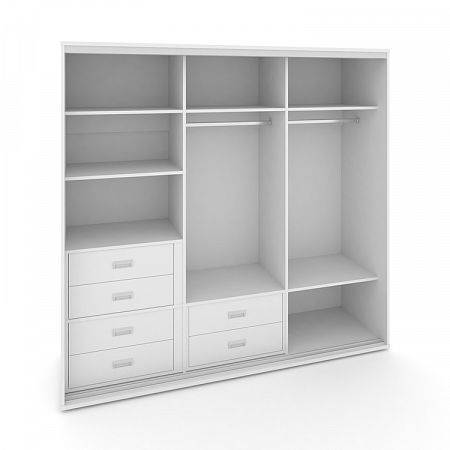 Корпус 3-х секционного шкафа низкого L=2669мм Maris SH.K3-8.2 K7